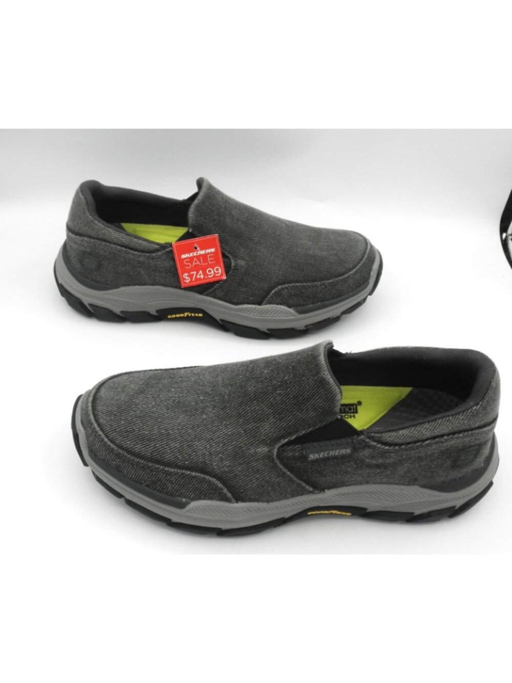 Skechers Men's Relaxed Fit Respected Fallston Charcoal Loafers Sz:8.5 #204387 - Picture 5 of 9